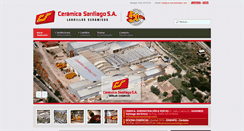 Desktop Screenshot of ceramicasantiago.com