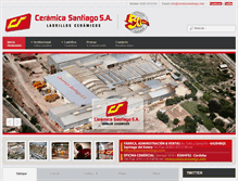 Tablet Screenshot of ceramicasantiago.com